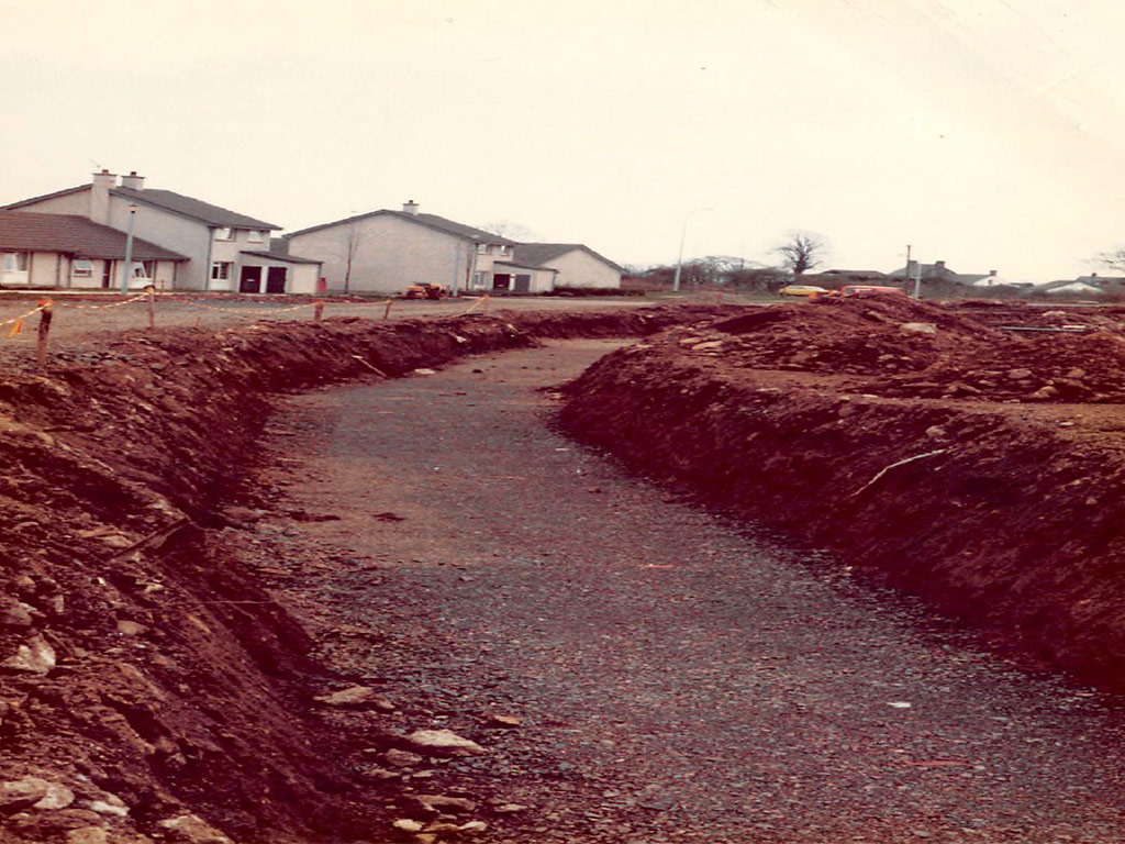 Ahoghill Town Centre Carpark And Storm Sewer Development 1981