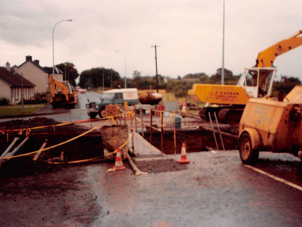 Ahoghill Town Centre Carpark And Storm Sewer Development 1981